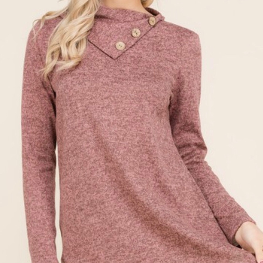 Mock Neck fashion top